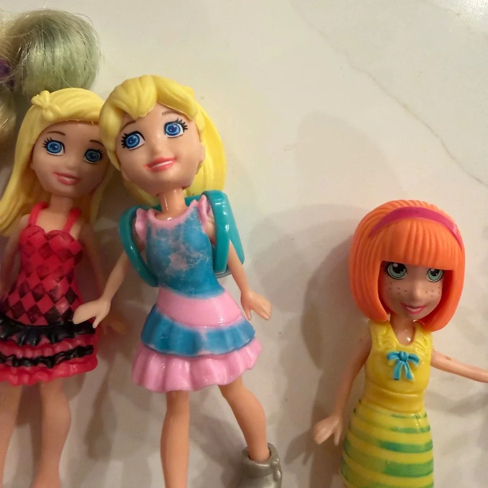 Polly Pocket Doll Accessory Lot 100+ Pieces Mattel Clothes Shoes Pets Furniture‎